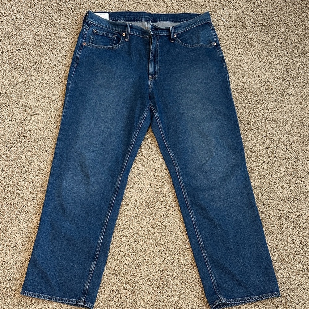 GAP Women's Straight Leg Jeans - Dark Blue